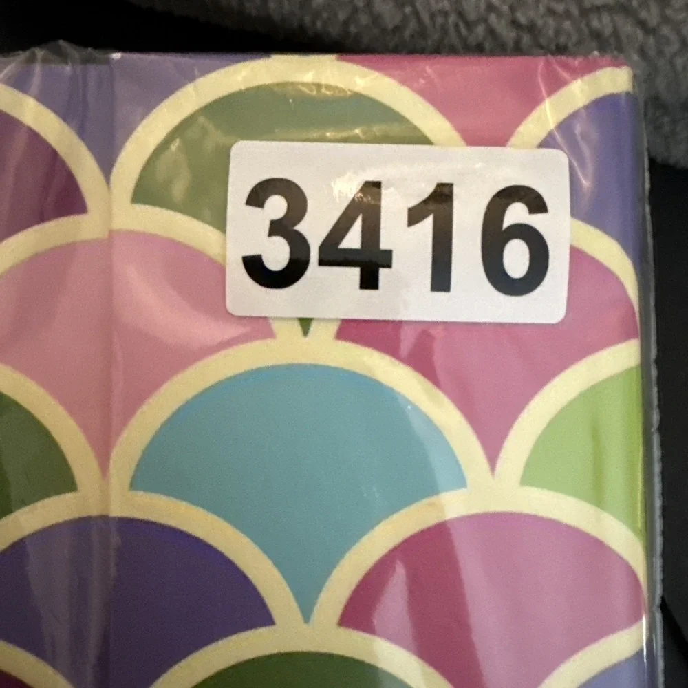 Blank Journal With Magnetic Closure  - Lightly‎ Lined. Multicolored 6 X 8.25